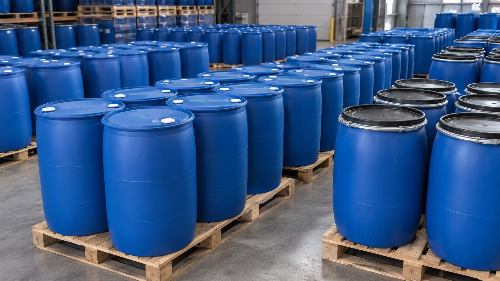Plastic drums